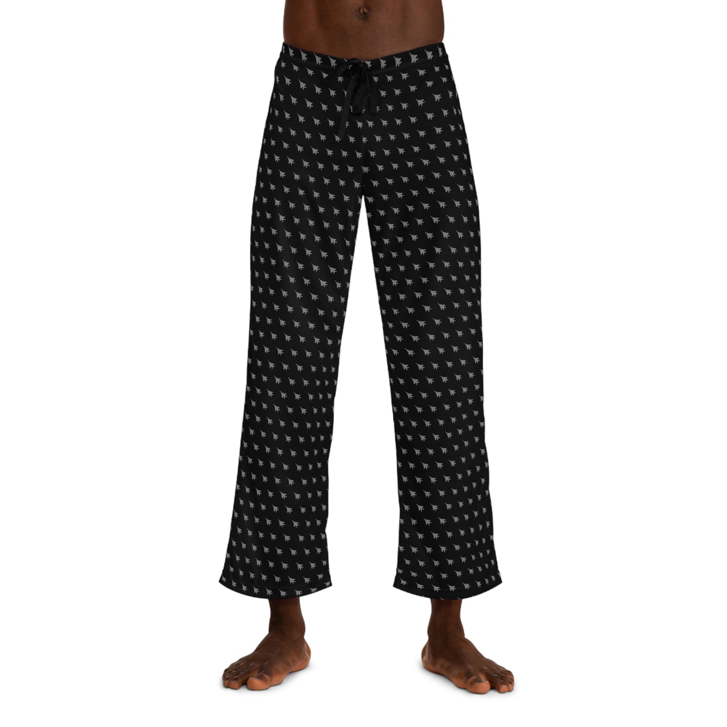 F-15E Men's Pajama Pants, Black
