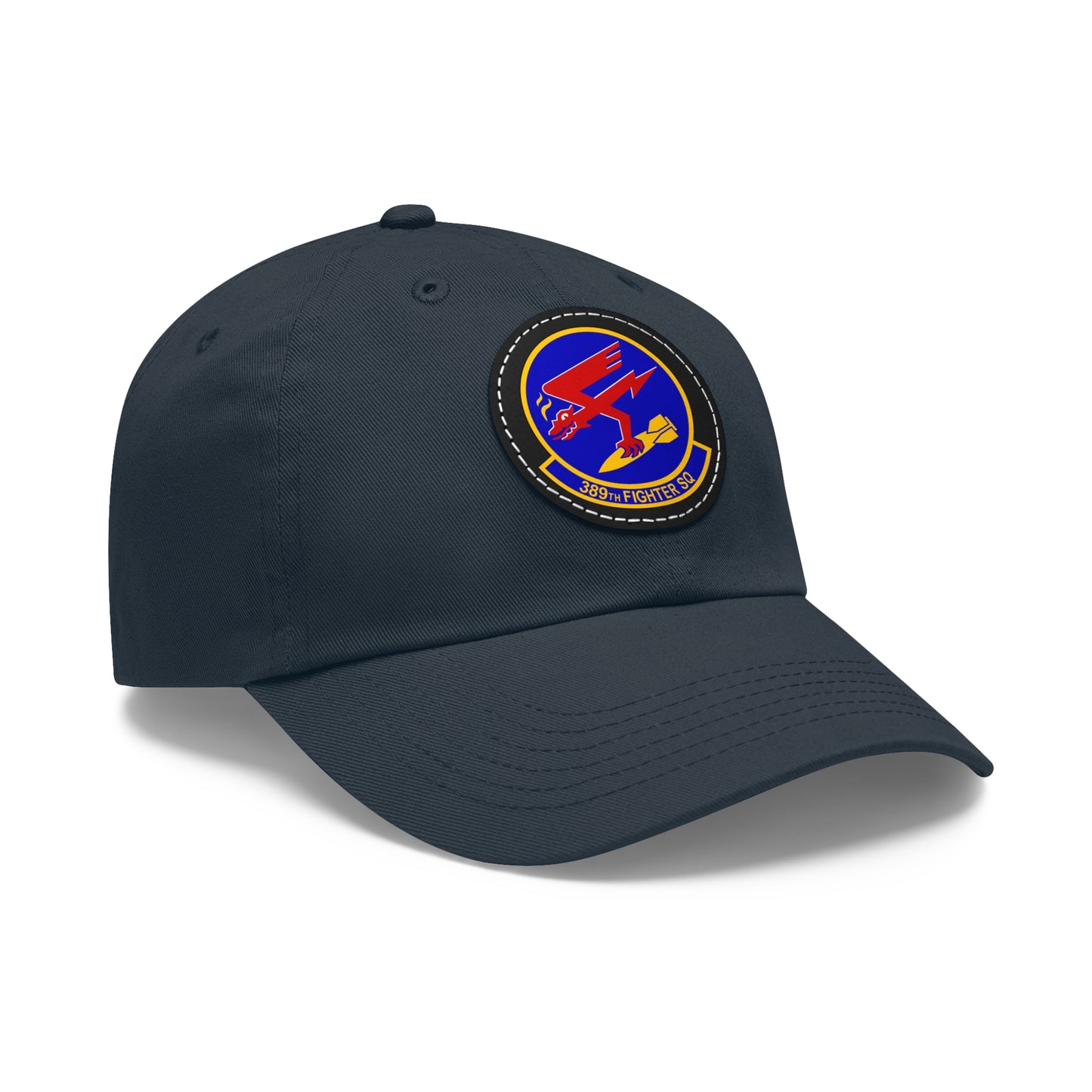 389FS T-Bolts Leather Patch Hat, Multiple Colors