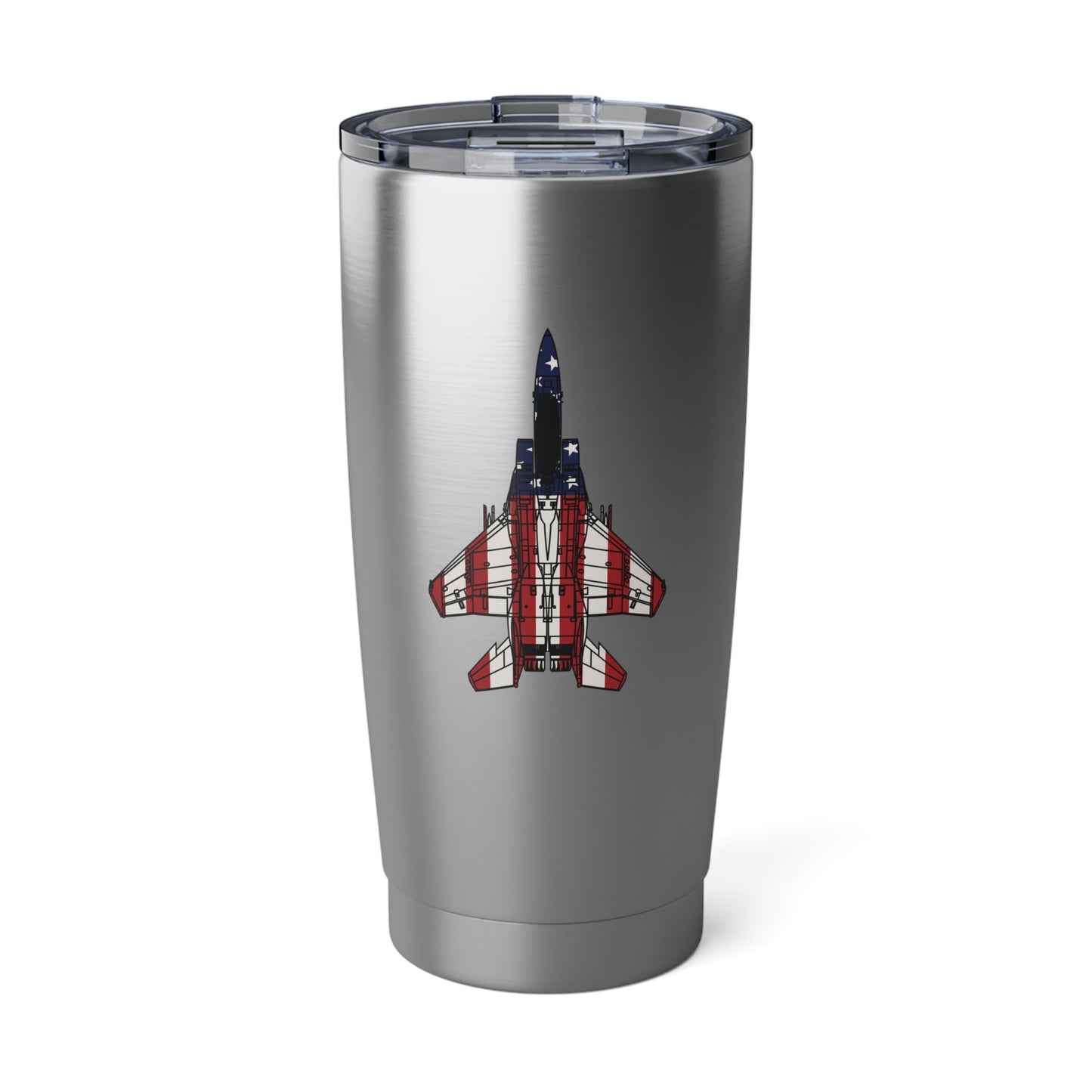 F-15 Red White & Blue 20oz Stainless Travel Tumbler