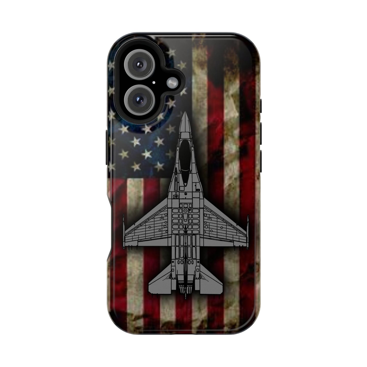 F-16 Old Glory Magnetic Tough Cases for iPhone
