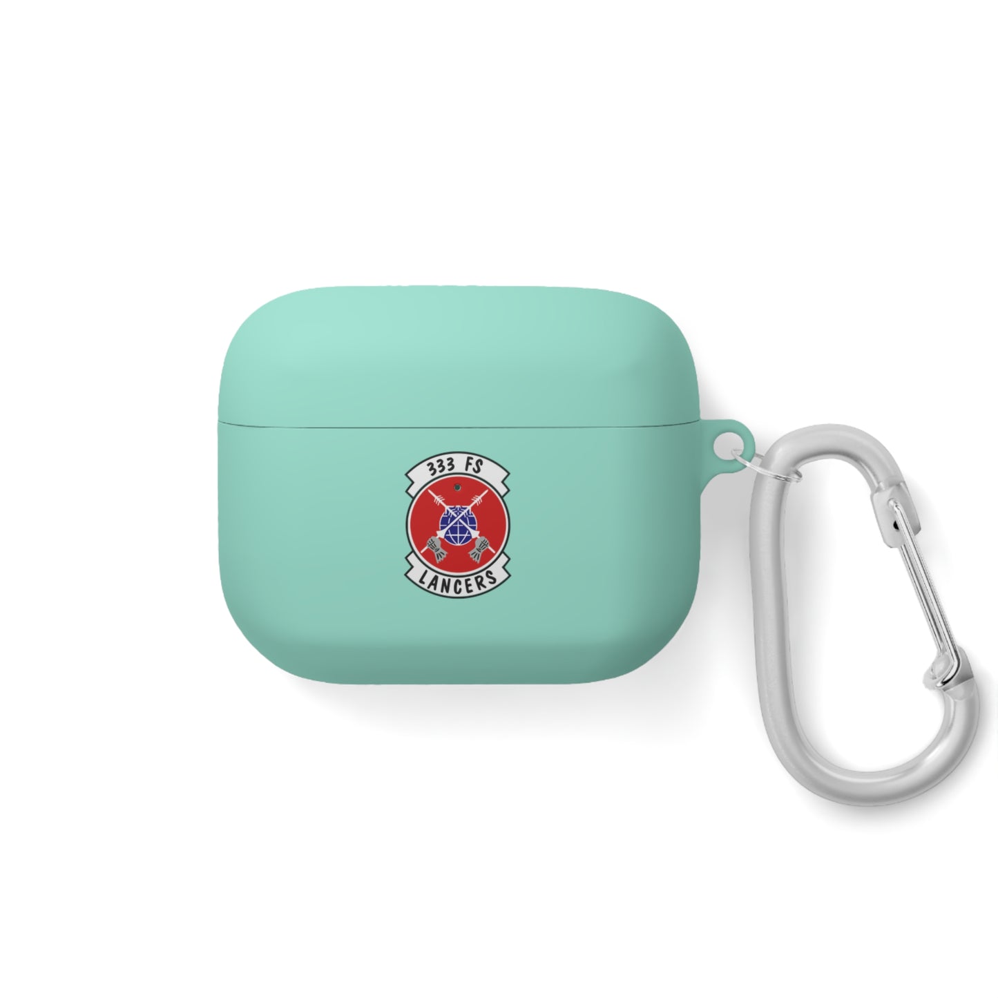 AirPods and AirPods Pro Case Cover, 333FS with F-15E Front Silhouette on Back