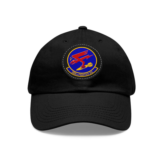 389FS T-Bolts Leather Patch Hat, Multiple Colors