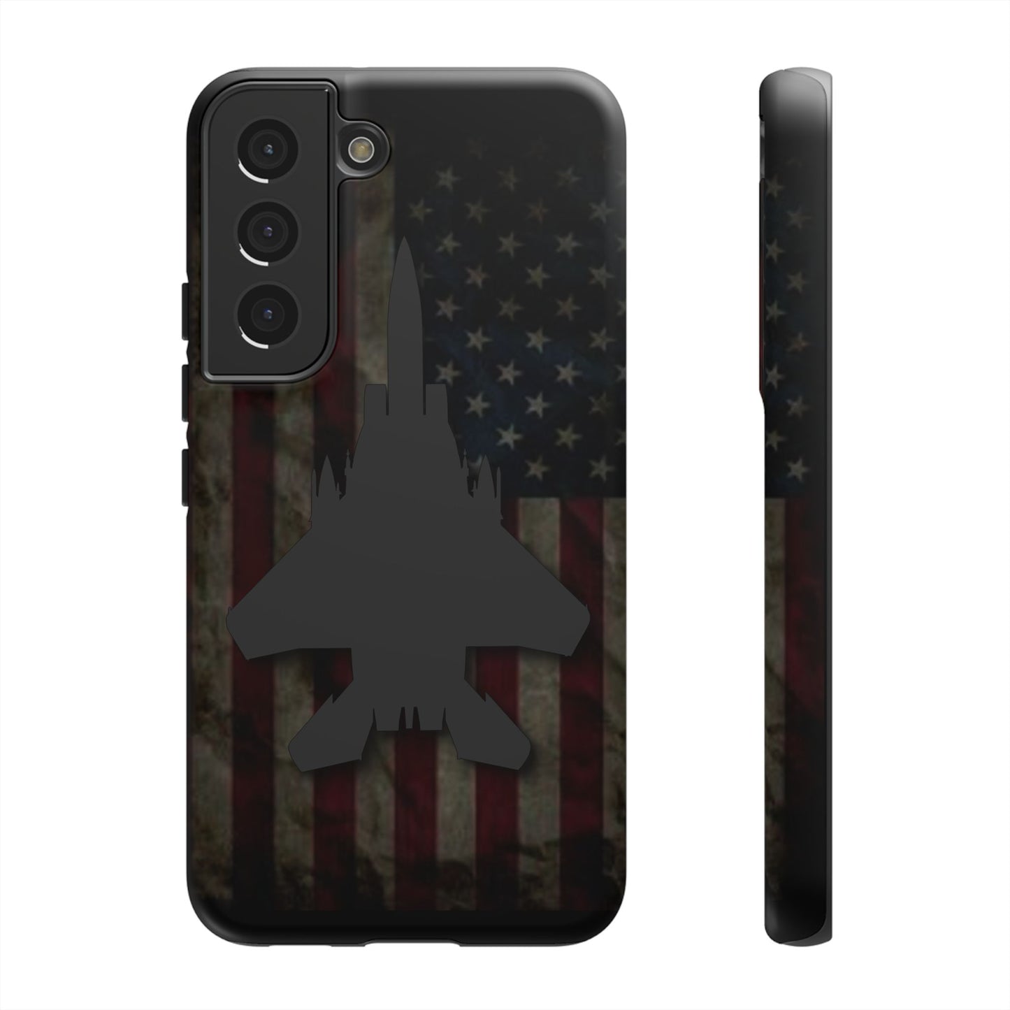 F-15E Silhouette Old Glory Tough Cases for iPhone, Samsung, Google