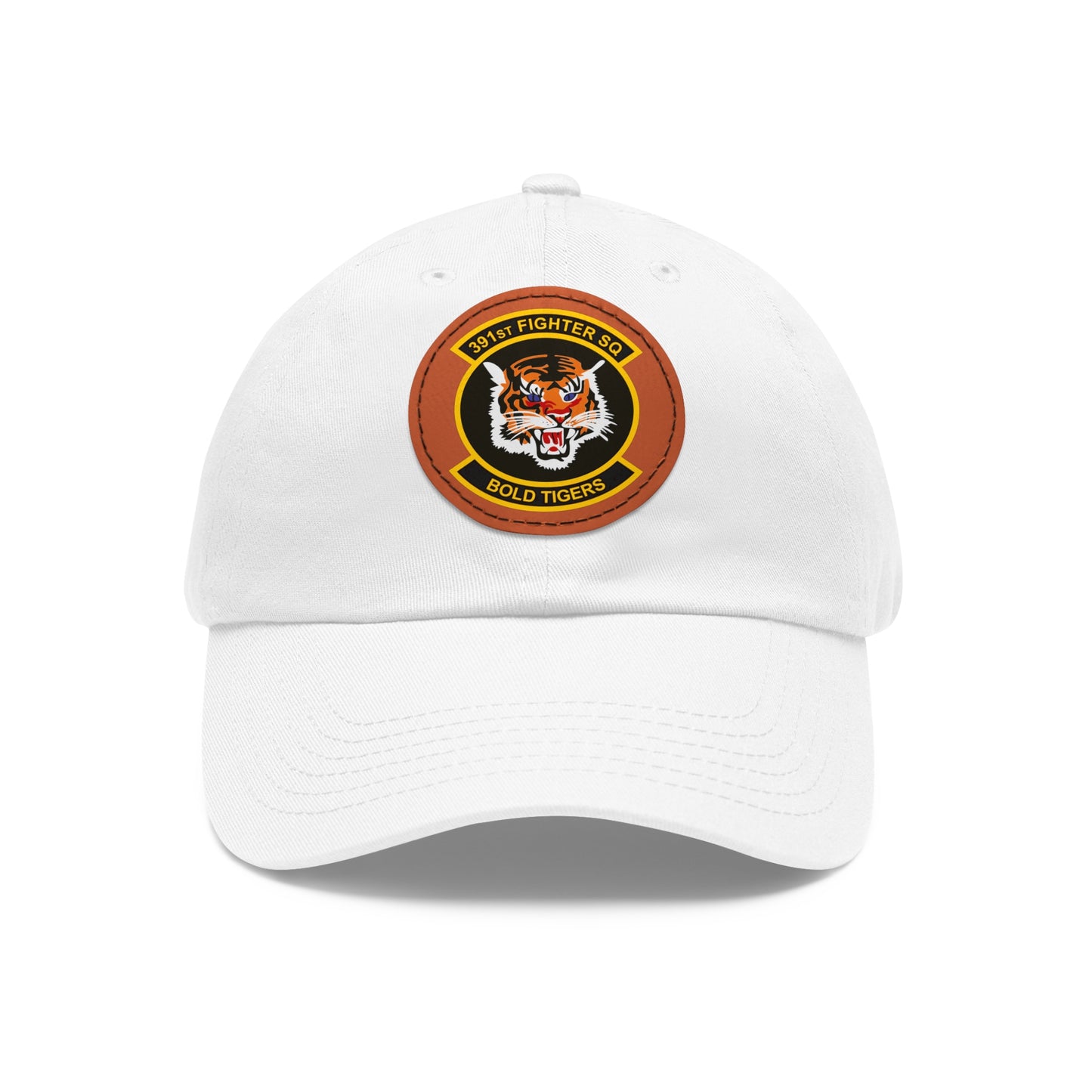 391FS Bold Tigers Leather Patch Hat, Multiple Colors