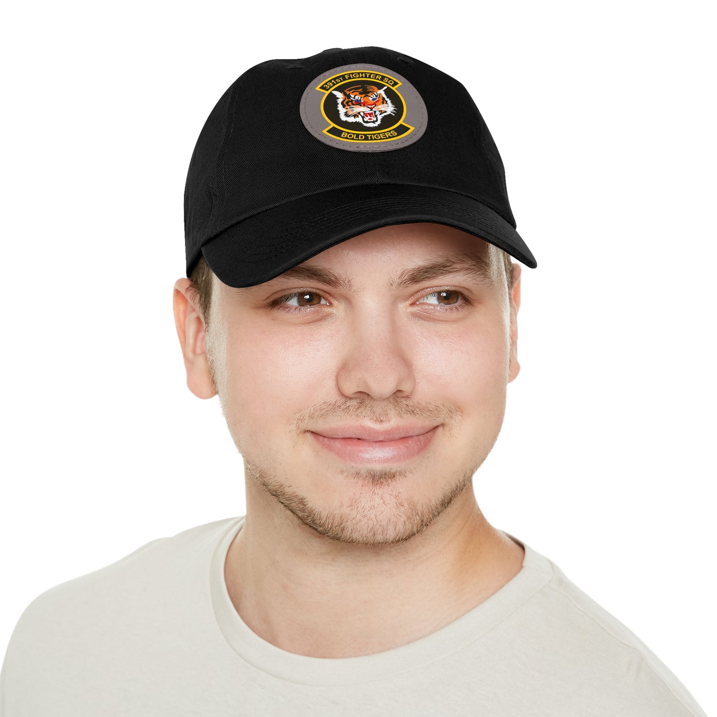 391FS Bold Tigers Leather Patch Hat, Multiple Colors
