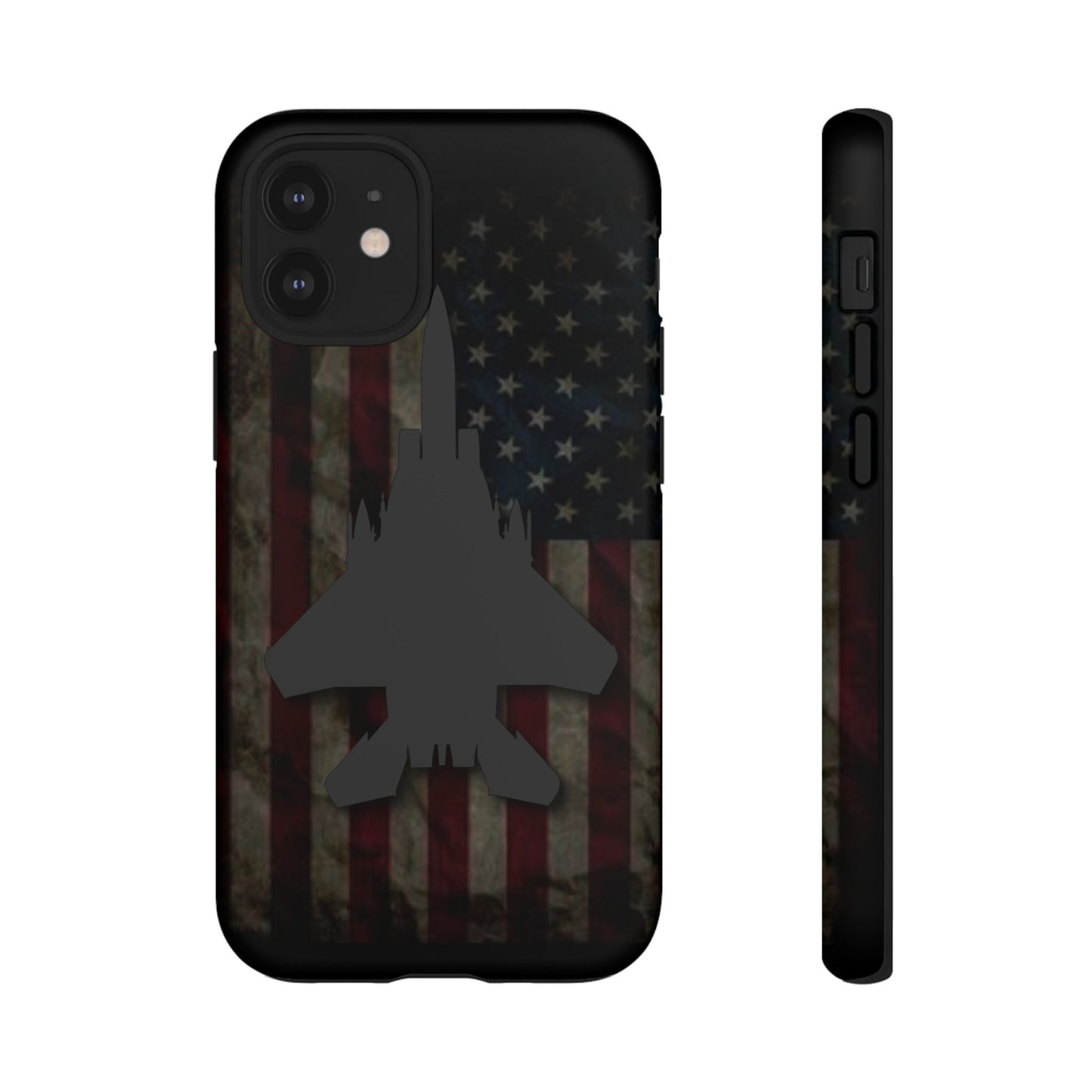 F-15E Silhouette Old Glory Tough Cases for iPhone, Samsung, Google