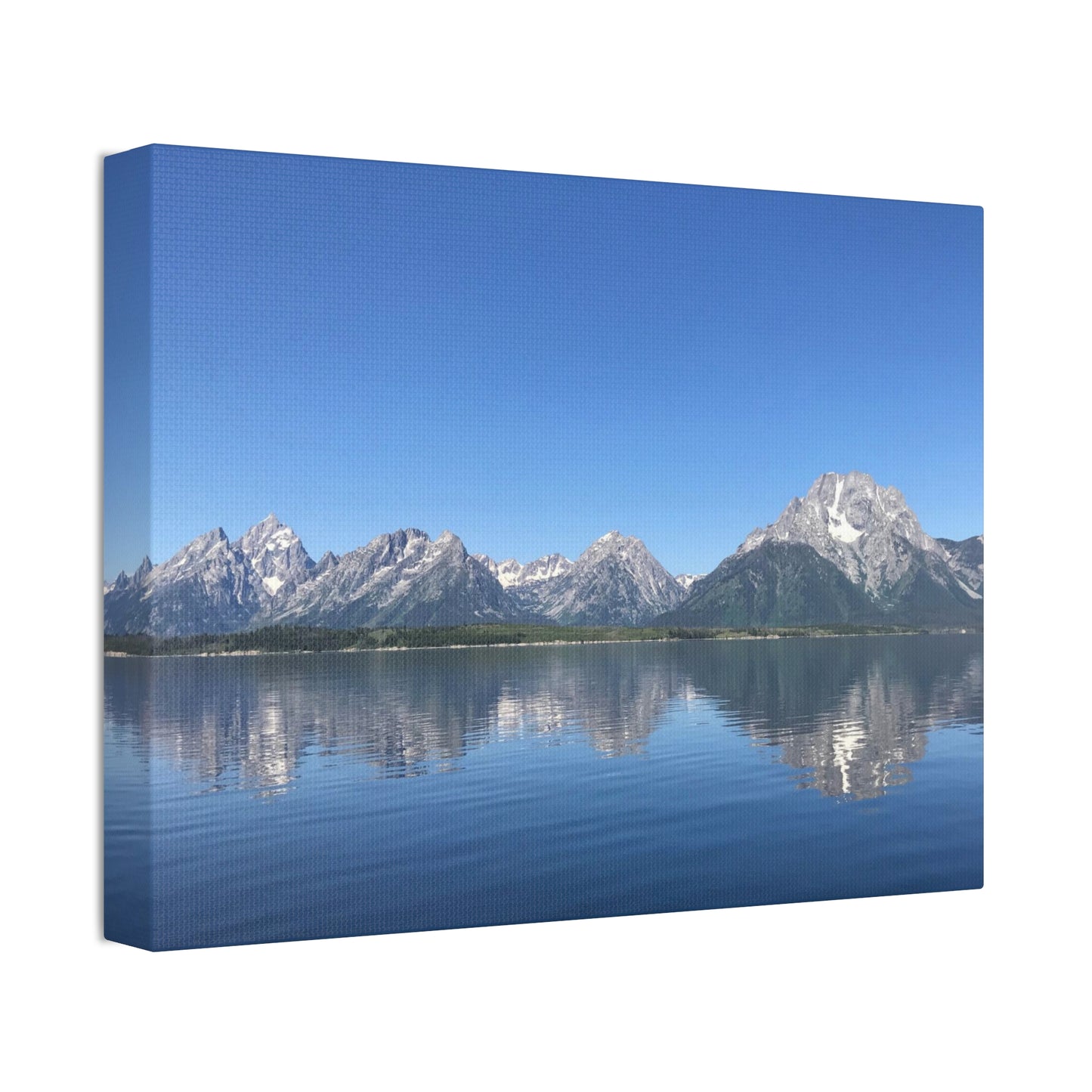 Canvas Stretched, Tetons, WY