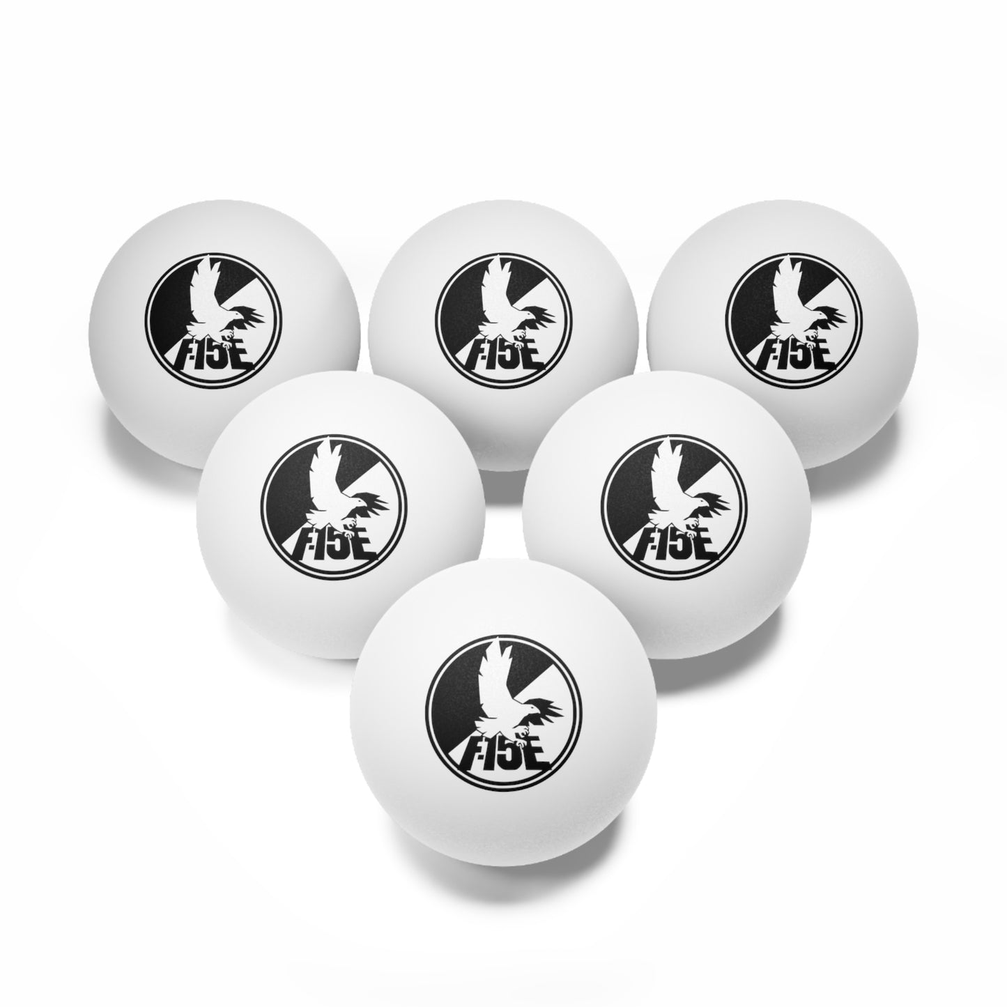 F-15E Day/Night Ping Pong Balls, 6 pcs, White or Orange