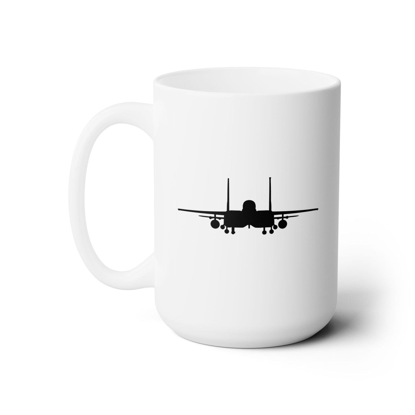 F-15E Day/Night & Front Silhouette Ceramic Mug 15oz
