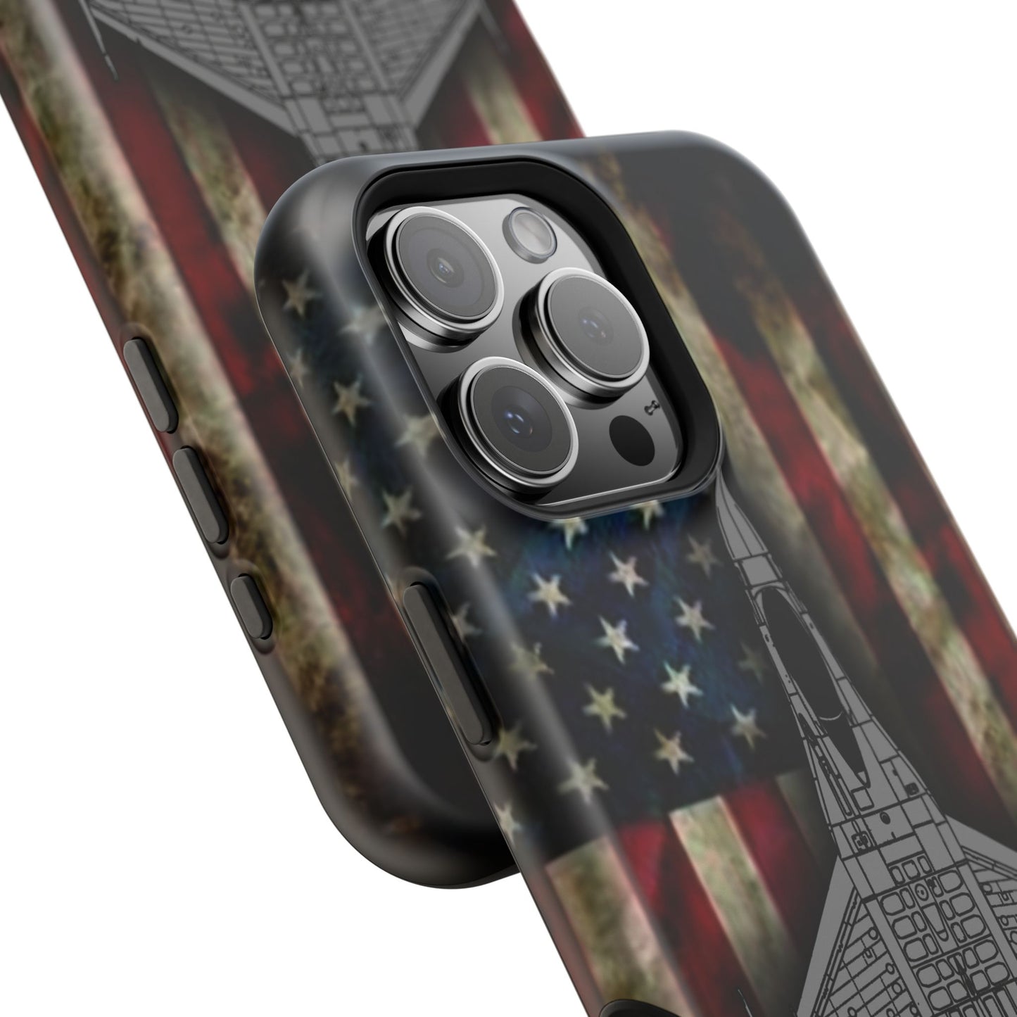 F-16 Old Glory Magnetic Tough Cases for iPhone