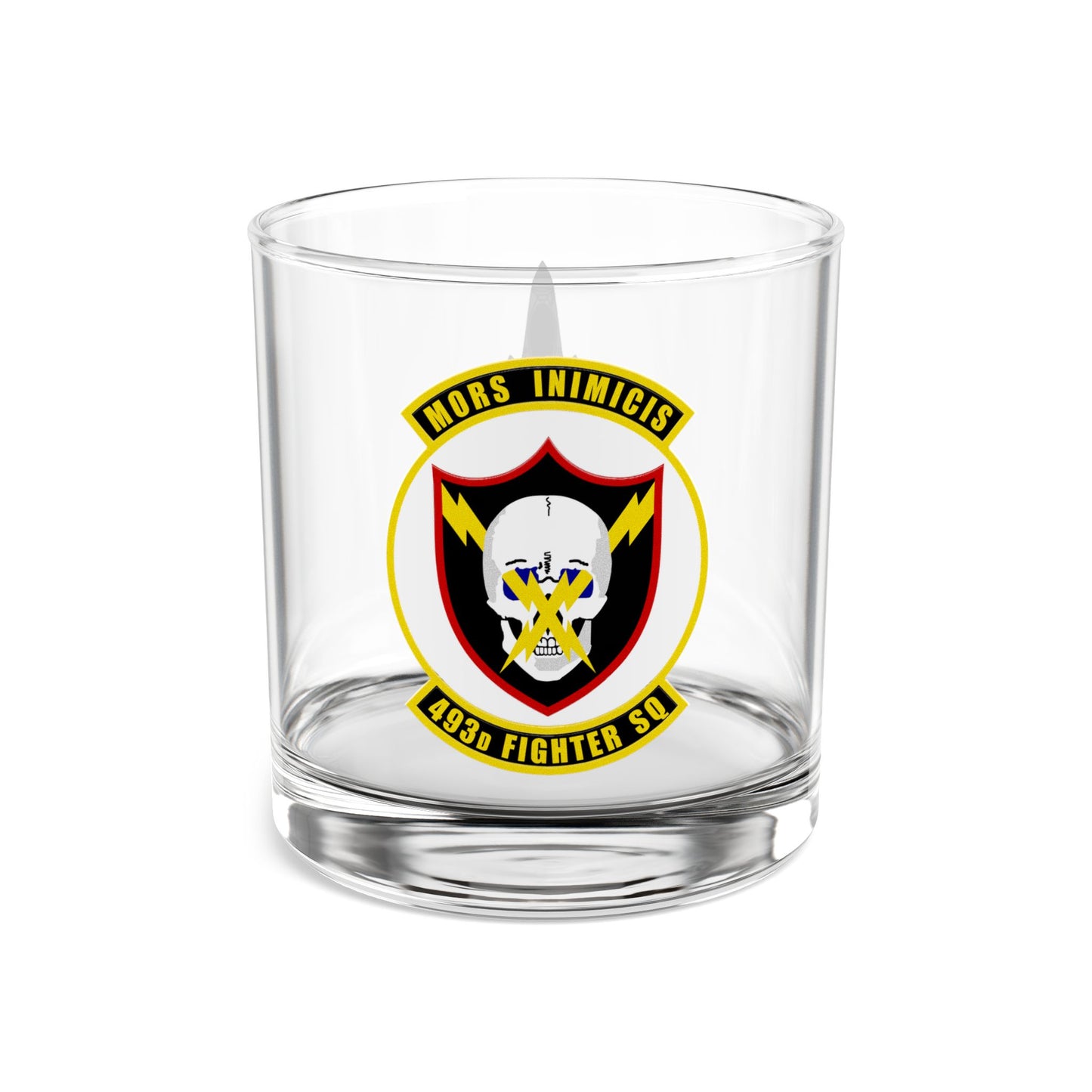493FS "Grim Reapers" Rocks Glass, 10oz with F-35