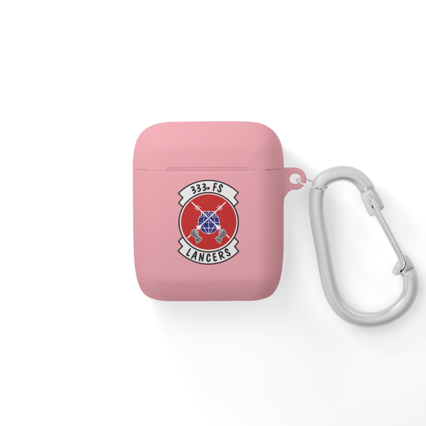 AirPods and AirPods Pro Case Cover, 333FS with F-15E Front Silhouette on Back