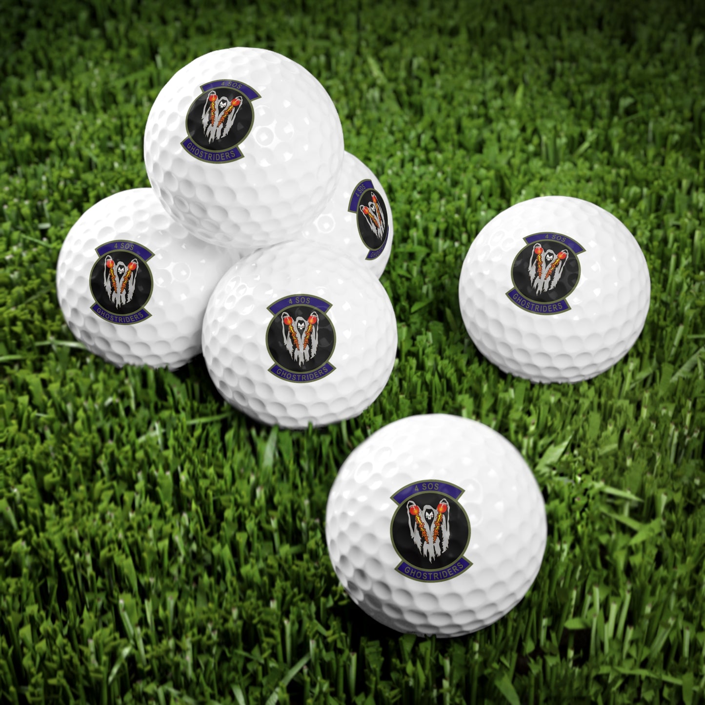 4SOS "Ghostriders" Golf Balls, 6pcs