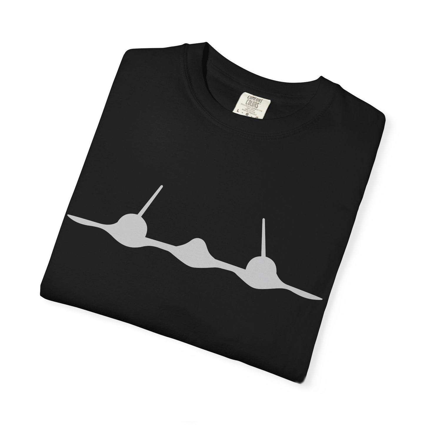 SR-71 Front Silhouette Comfort Colors Unisex T-Shirt with Airplane Design, Casual Wear, Gift for Pilots, Aviation Lovers, Travel Enthusiasts, Plane Spotting