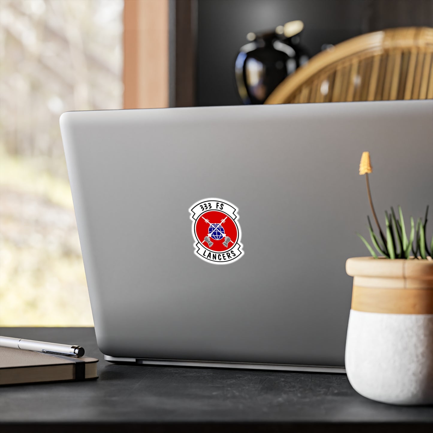 333FS "Lancers" Vinyl Decal, Indoor/Outdoor, 4 Sizes Available
