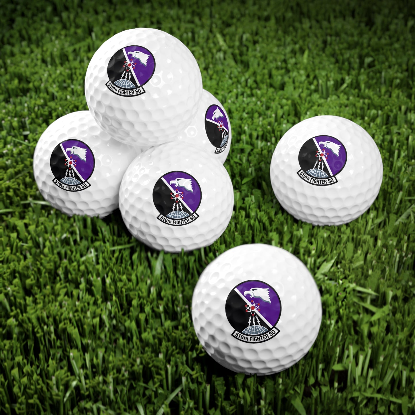 510FS "Buzzards" Golf Balls, 6pcs