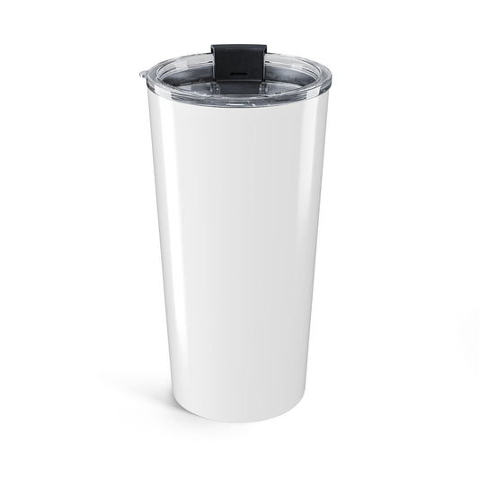 Tumbler 20oz, White, F-22 Raptor