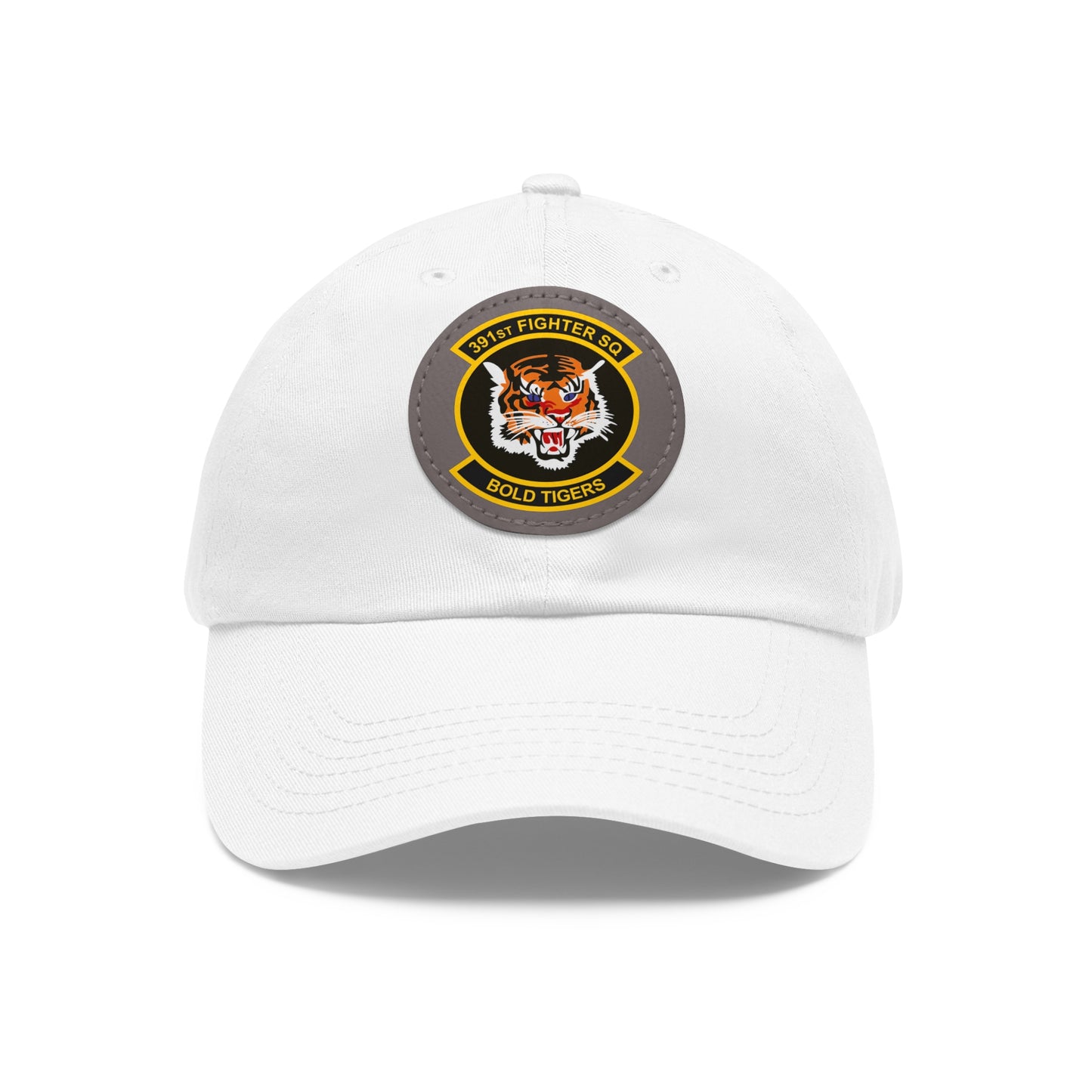 391FS Bold Tigers Leather Patch Hat, Multiple Colors