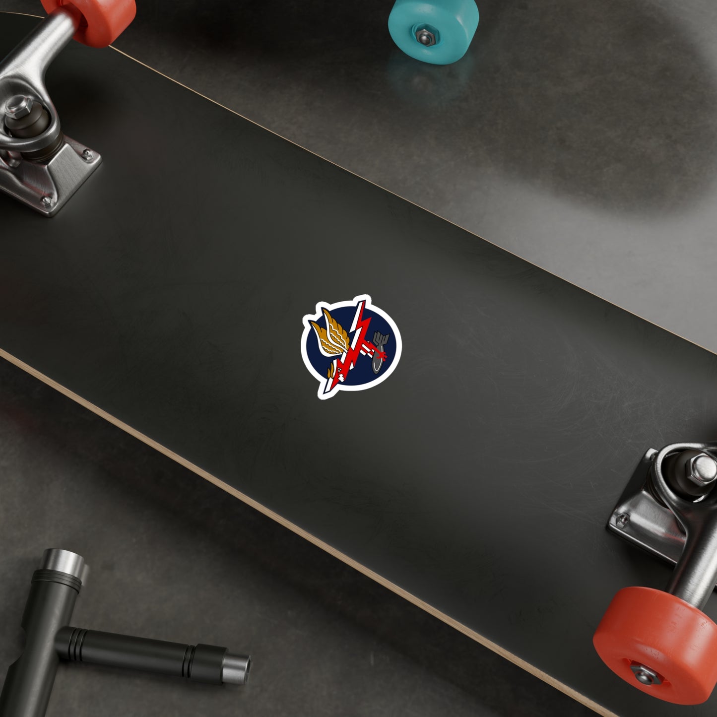 389FS "T-Bolts" Heritage Patch Vinyl Decal