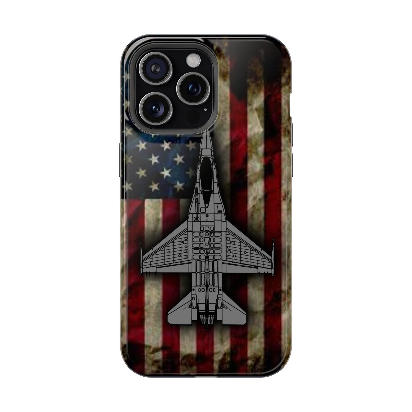 F-16 Old Glory Magnetic Tough Cases for iPhone