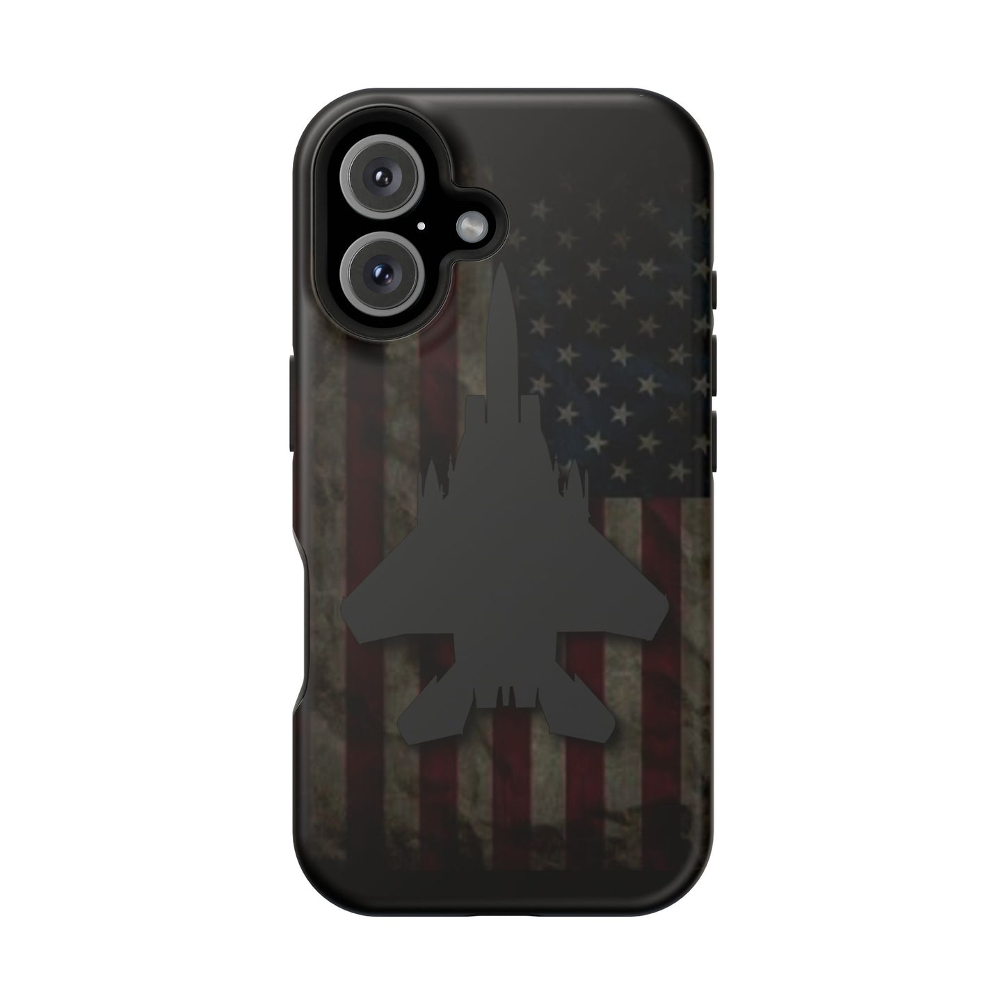 F-15E Silhouette Old Glory Magnetic Tough Cases for iPhone