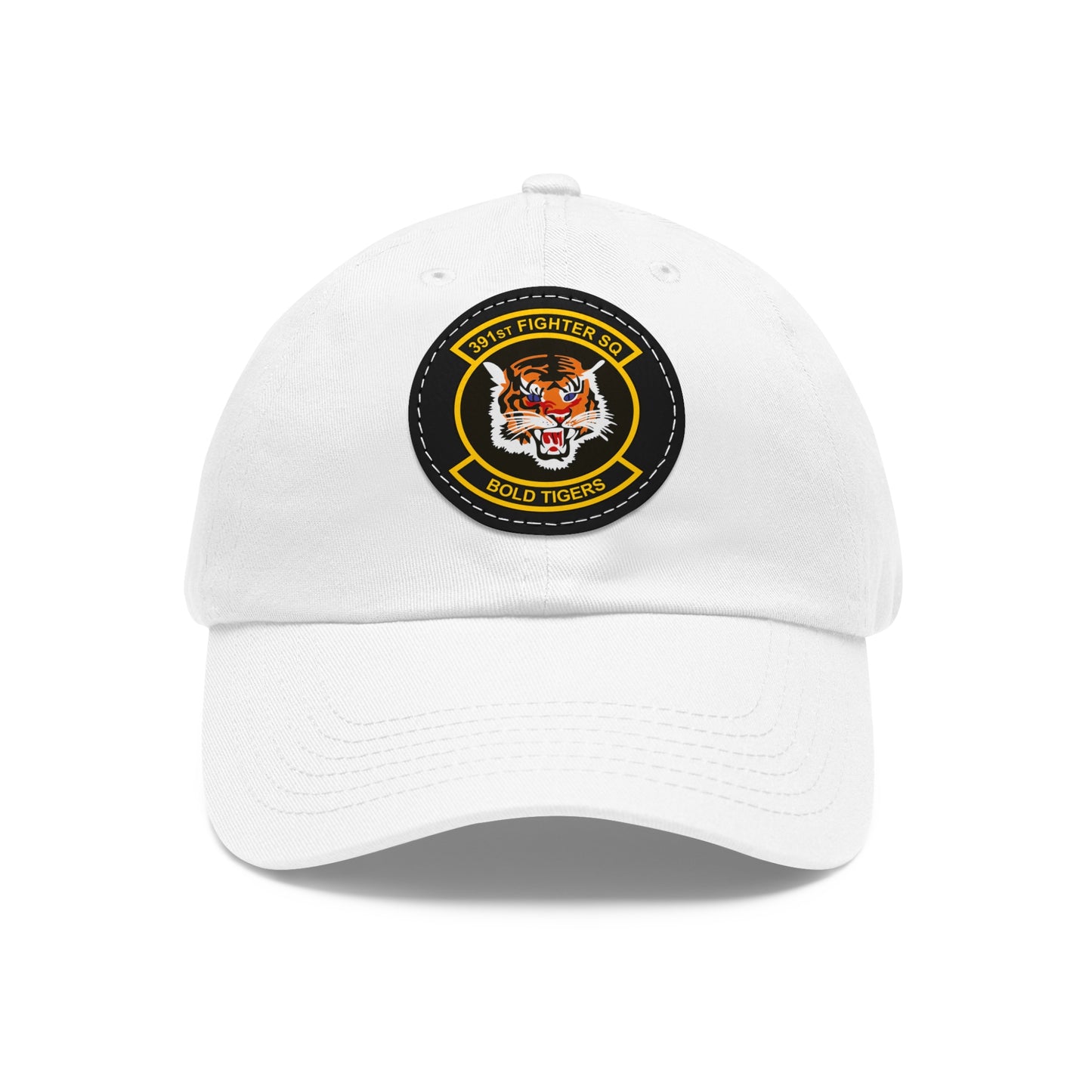 391FS Bold Tigers Leather Patch Hat, Multiple Colors