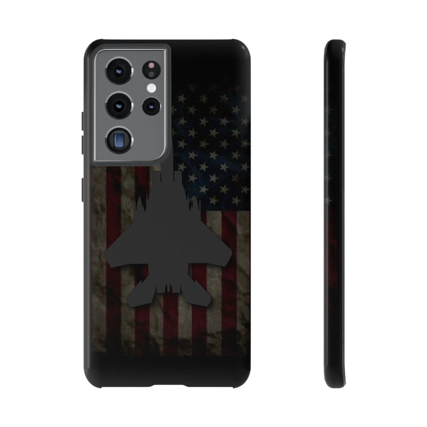 F-15E Silhouette Old Glory Tough Cases for iPhone, Samsung, Google
