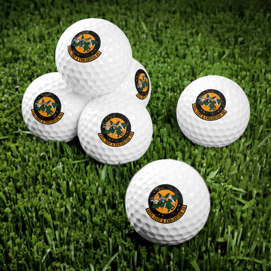 422TES "Green Bats" Golf Balls, 6pcs