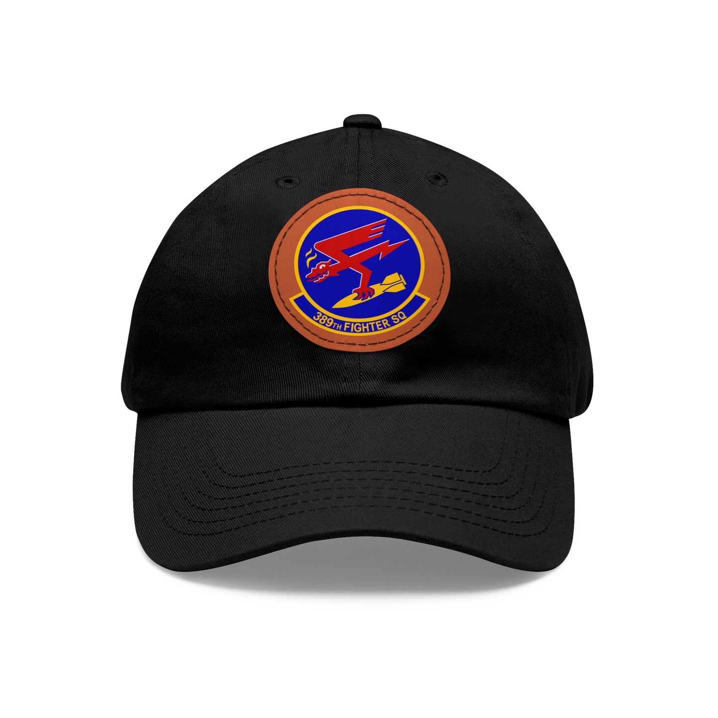 389FS T-Bolts Leather Patch Hat, Multiple Colors