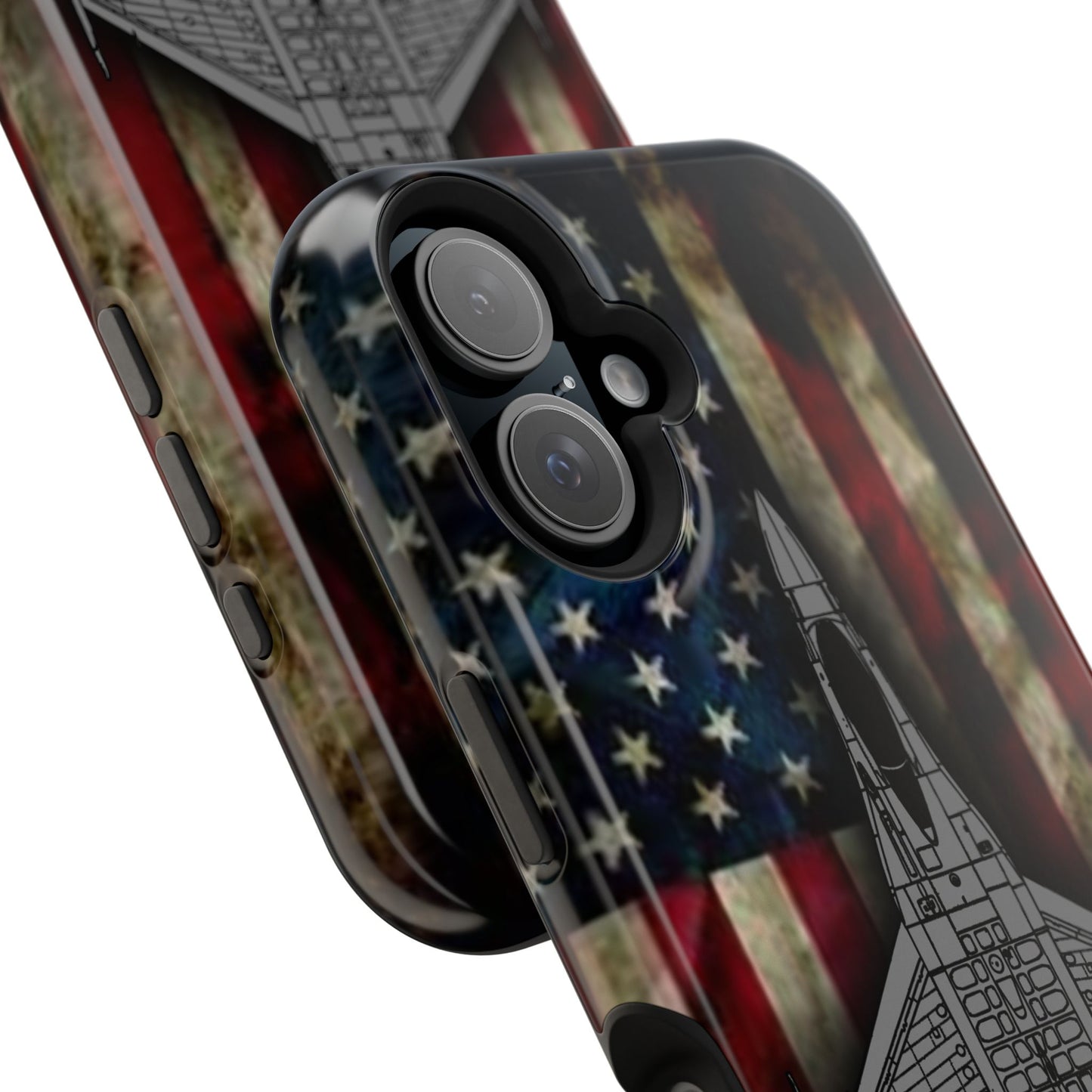F-16 Old Glory Magnetic Tough Cases for iPhone