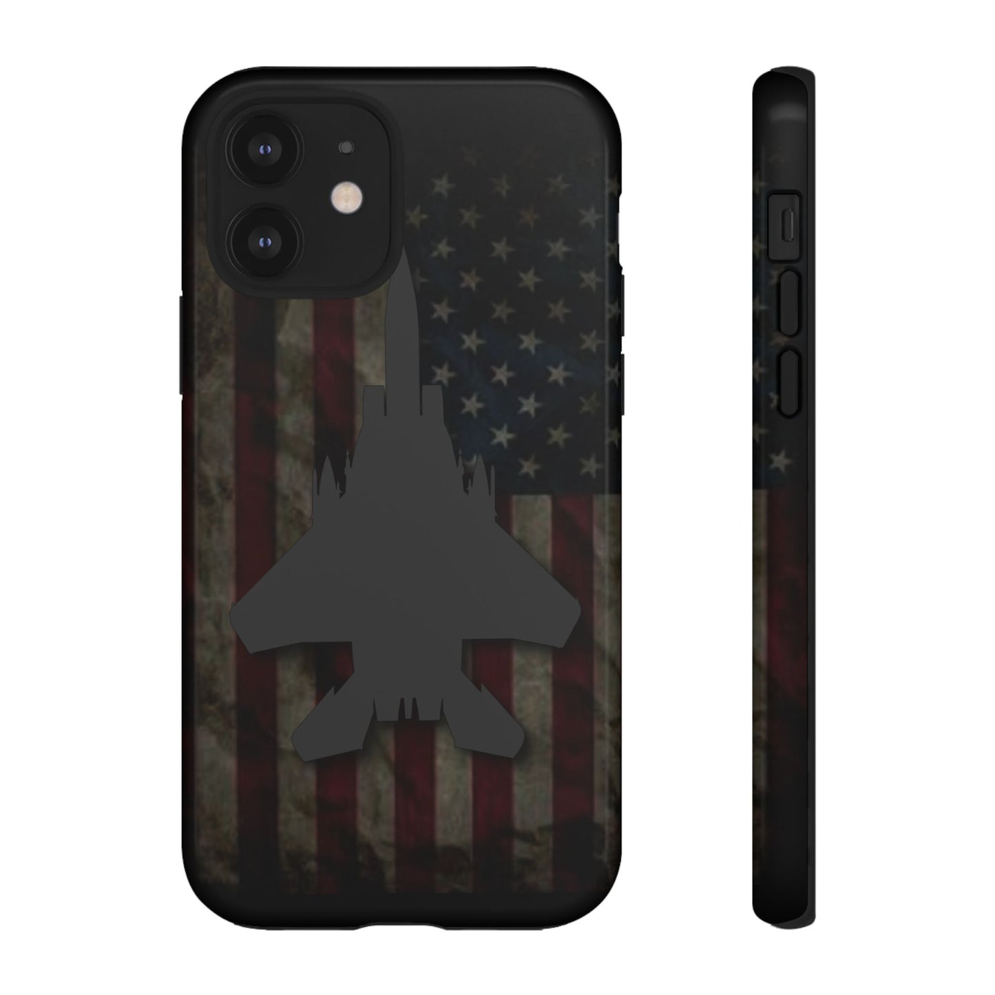 F-15E Silhouette Old Glory Tough Cases for iPhone, Samsung, Google