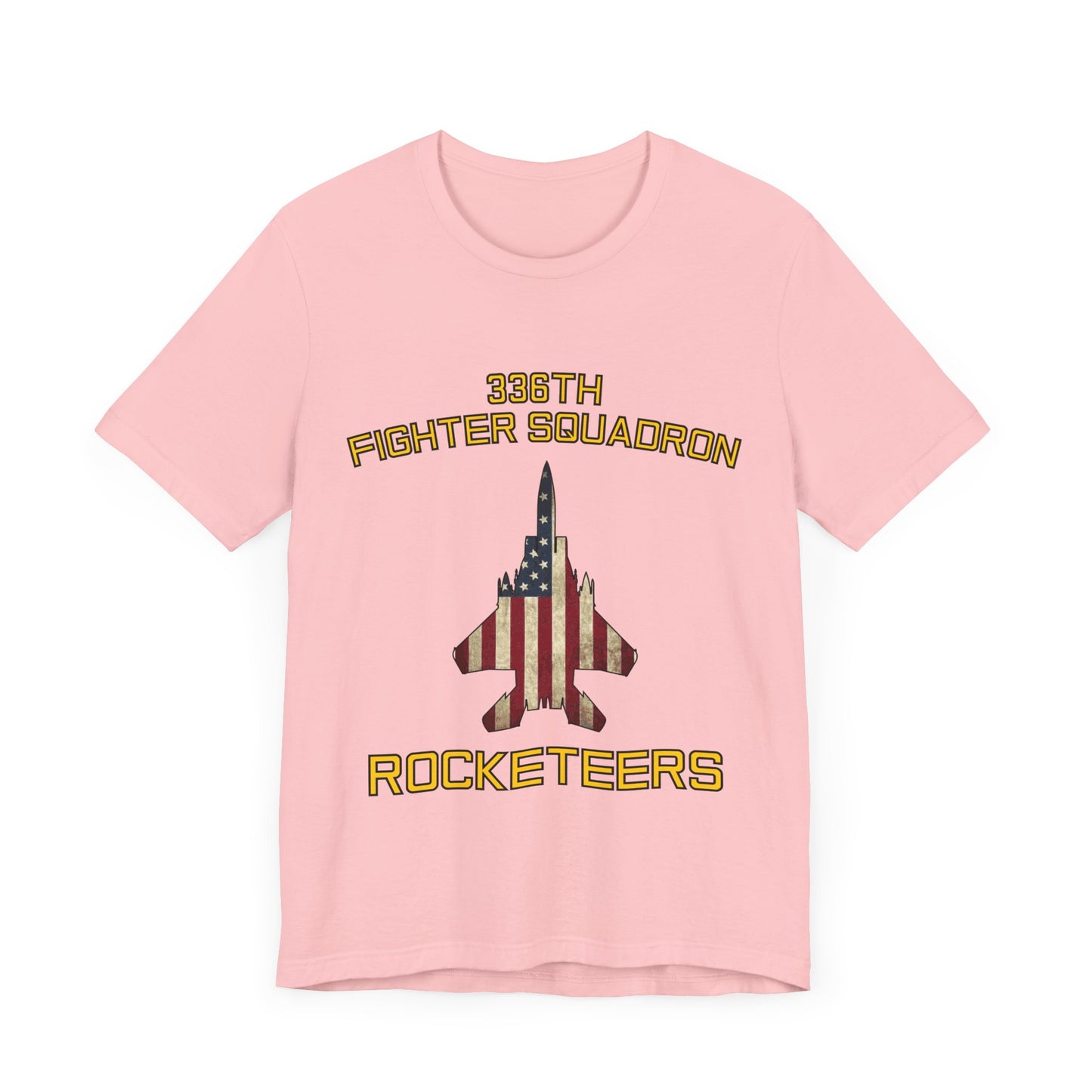336FS Rocketeers Eagle Flag Unisex Jersey Short Sleeve Tee, Multiple Colors