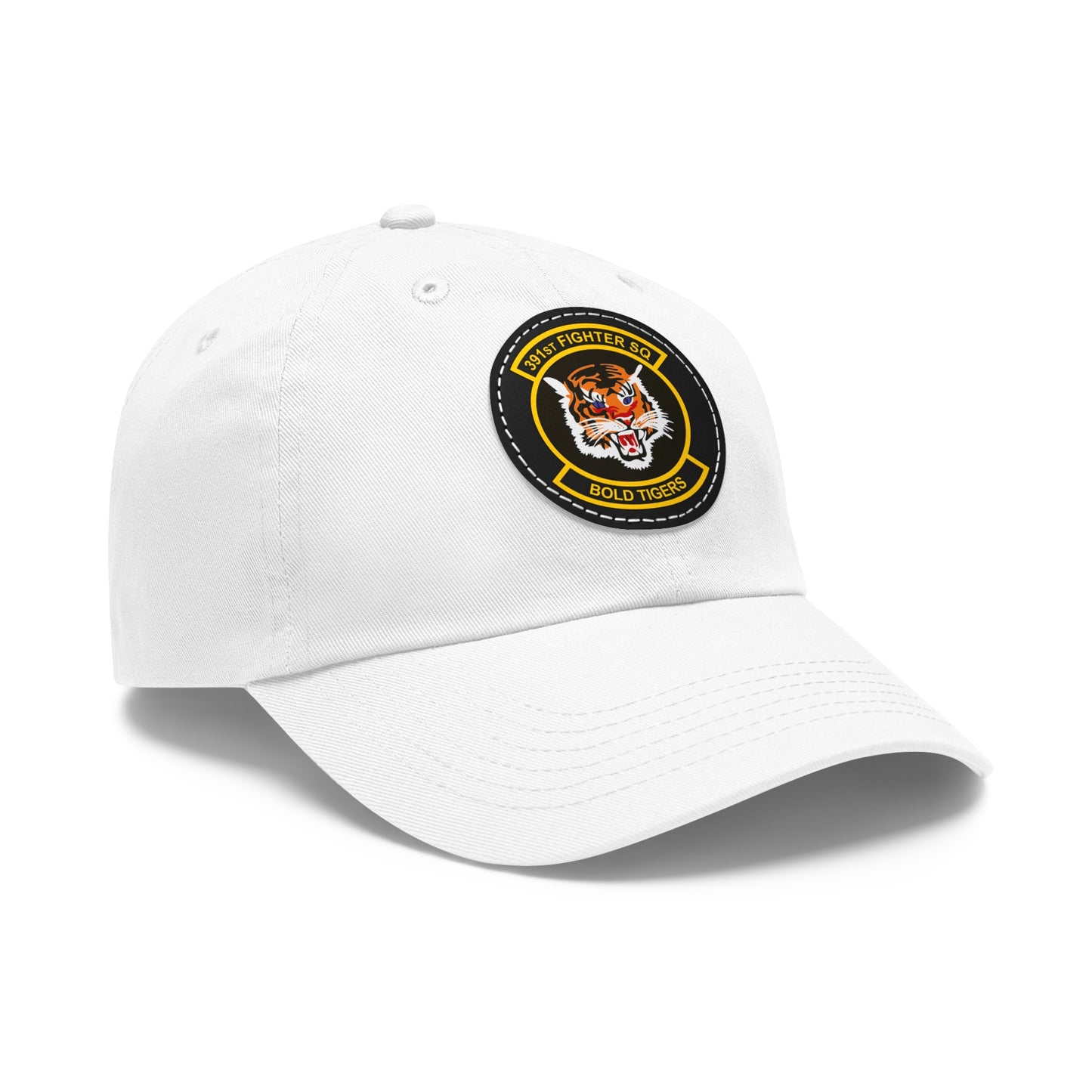 391FS Bold Tigers Leather Patch Hat, Multiple Colors