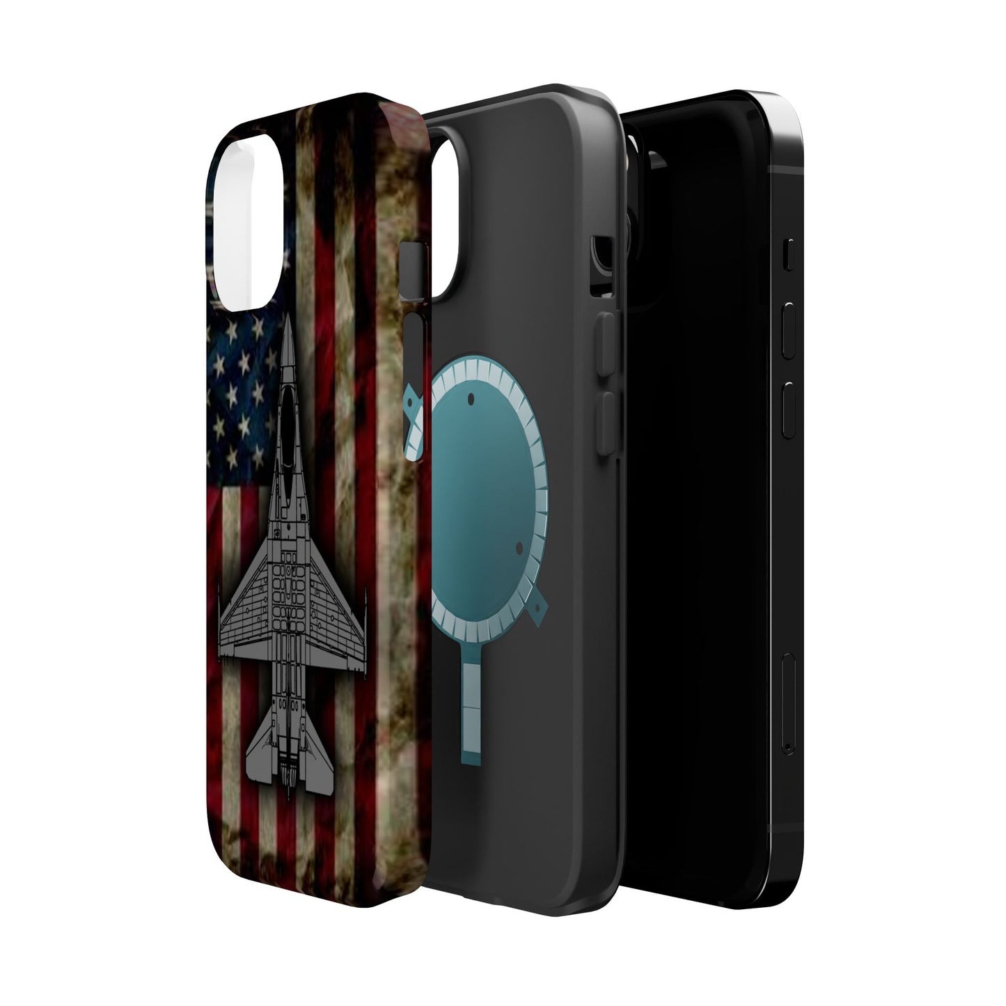 F-16 Old Glory Magnetic Tough Cases for iPhone