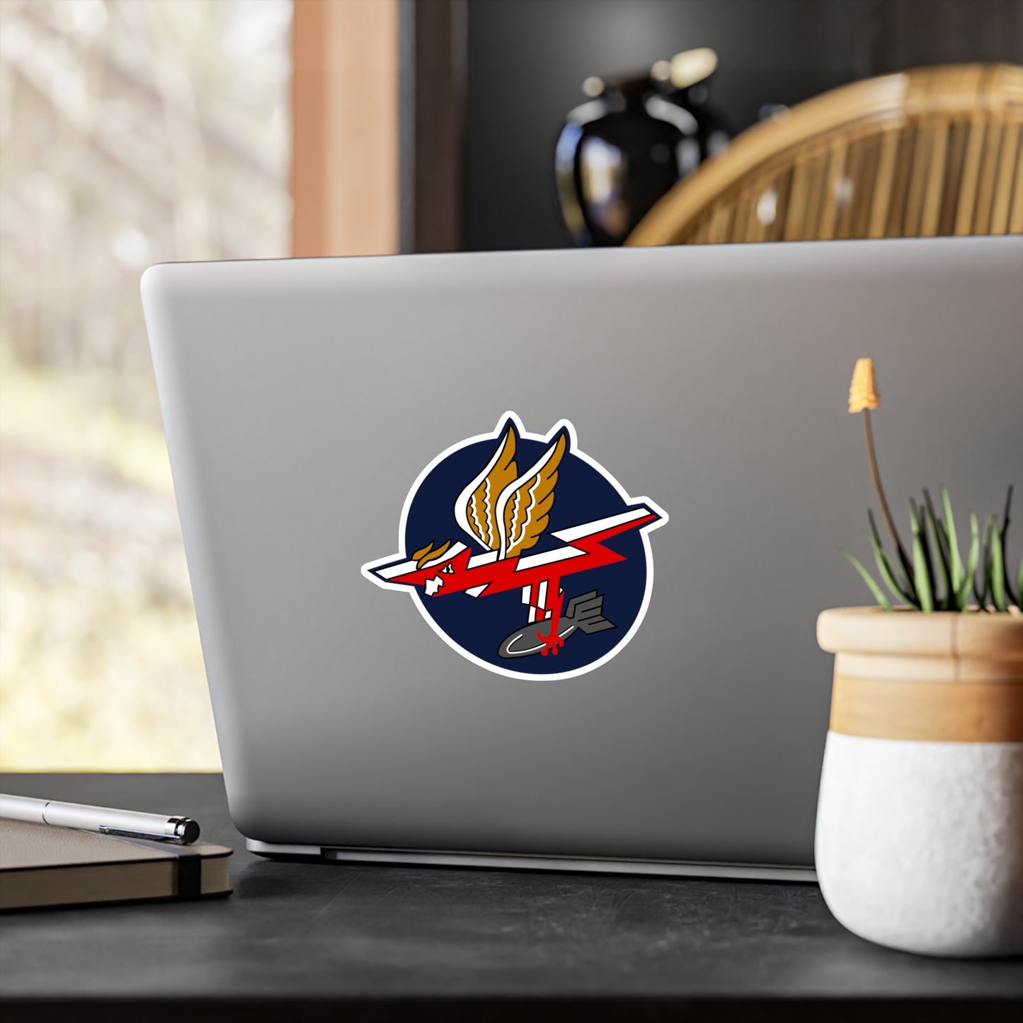 389FS "T-Bolts" Heritage Patch Vinyl Decal