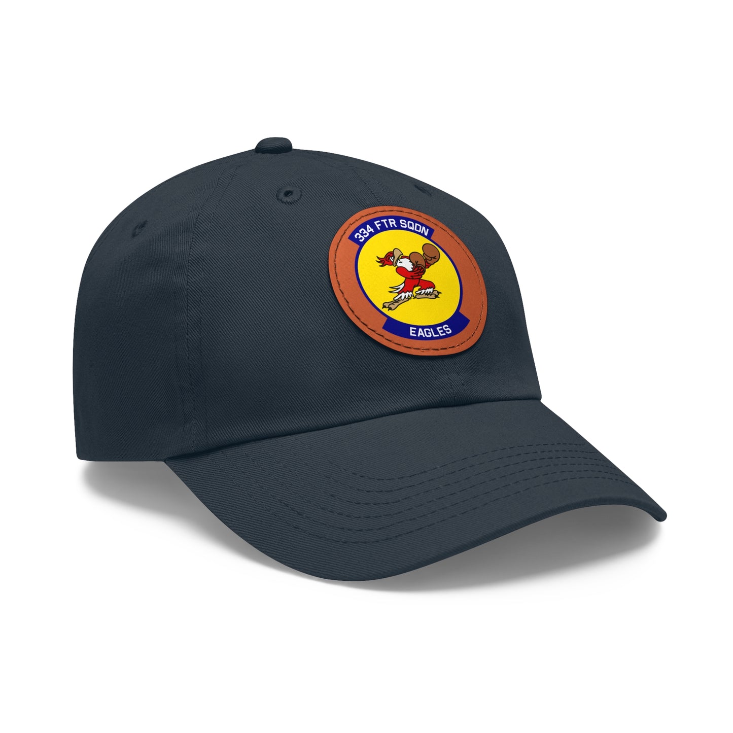 334FS Eagles Leather Patch Hat, Multiple Colors