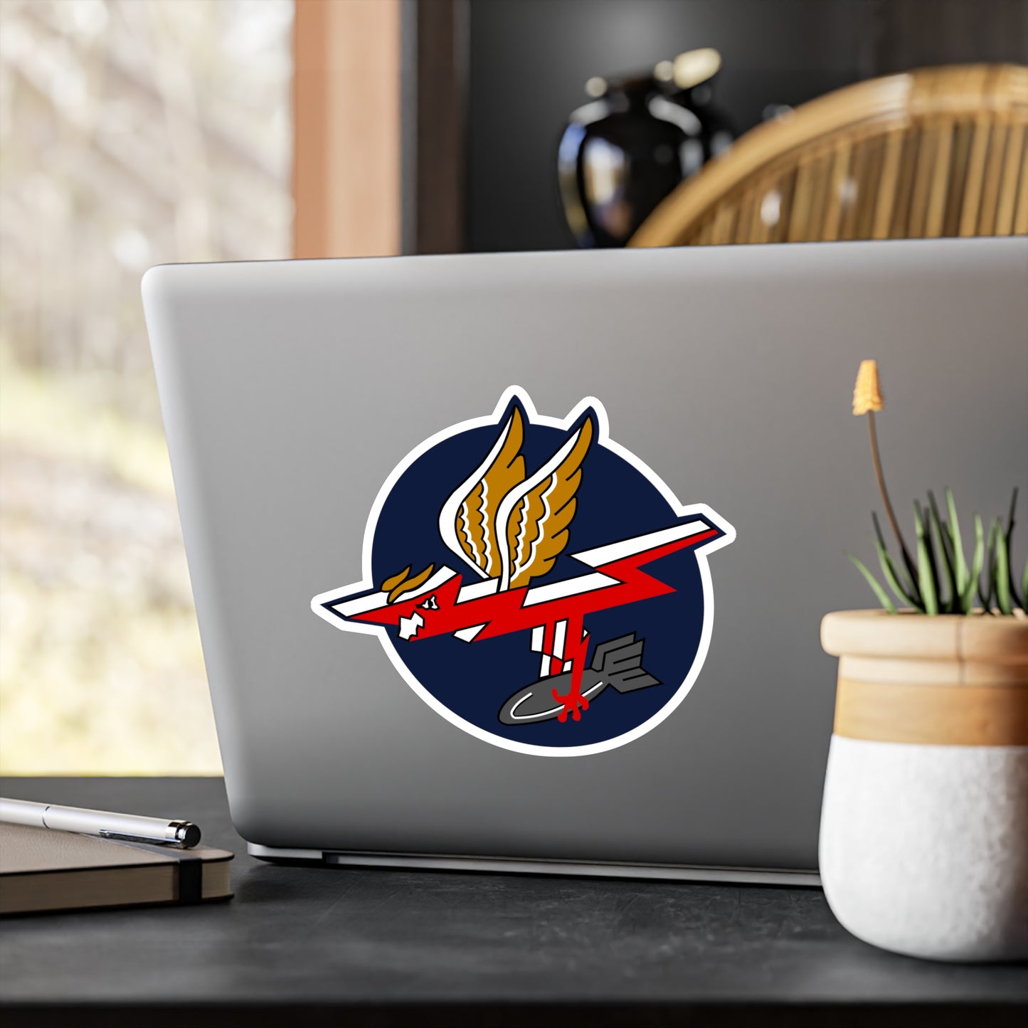 389FS "T-Bolts" Heritage Patch Vinyl Decal