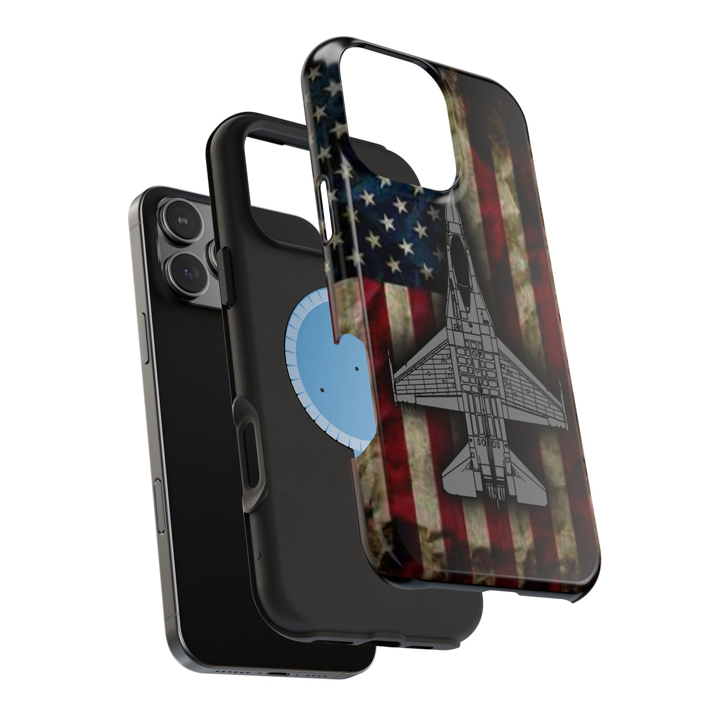 F-16 Old Glory Magnetic Tough Cases for iPhone
