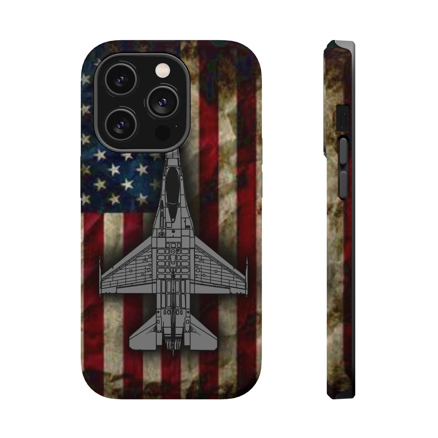 F-16 Old Glory Magnetic Tough Cases for iPhone