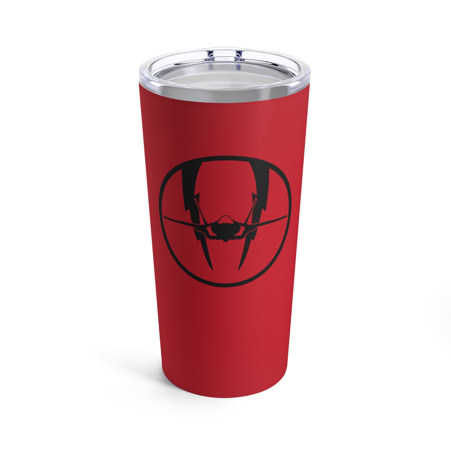 Tumbler 20oz, Dark Red, F-35 Lightning II