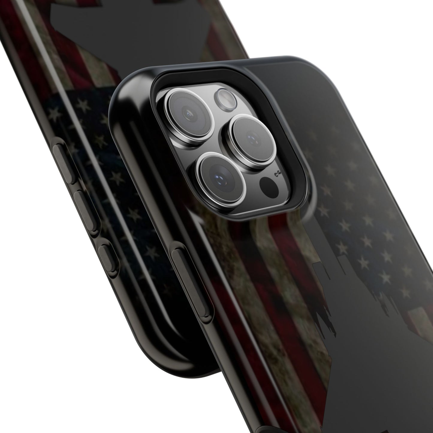 F-15E Silhouette Old Glory Magnetic Tough Cases for iPhone