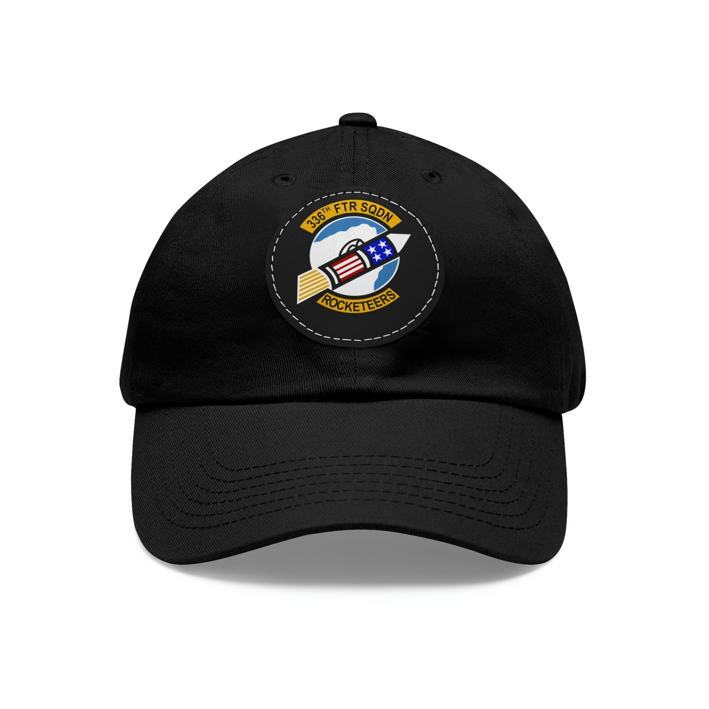 336FS Rocketeers Leather Patch Hat, Multiple Colors
