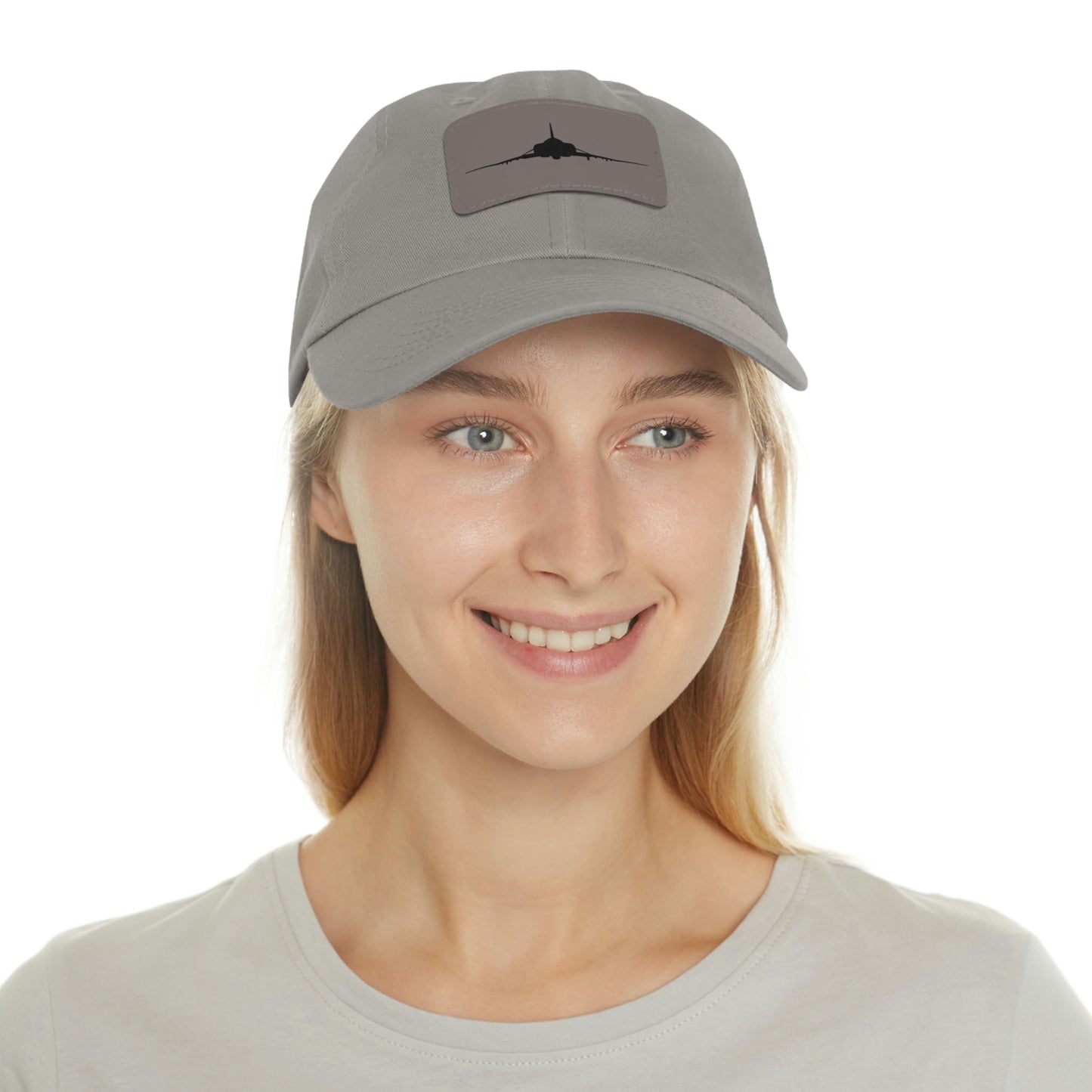 F-4 Silhouette Leather Patch Hat, Multiple Colors