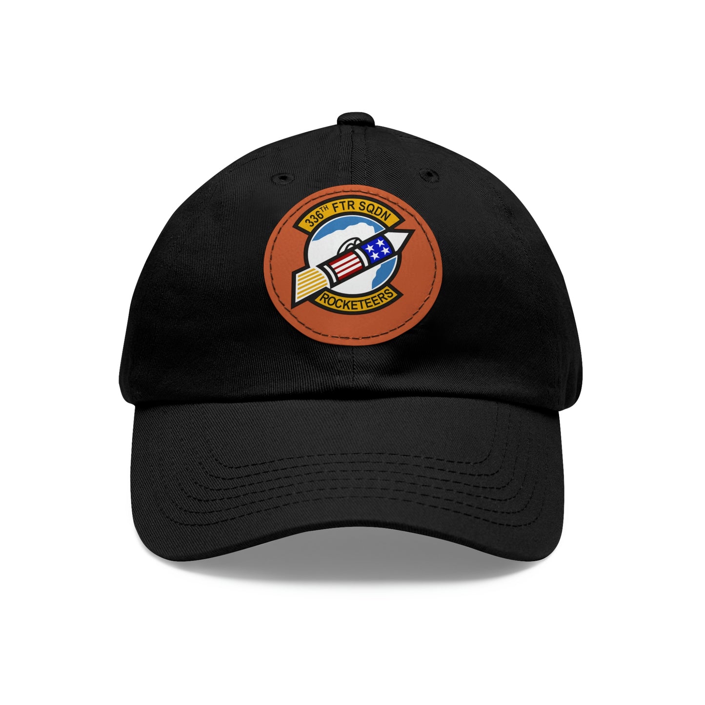 336FS Rocketeers Leather Patch Hat, Multiple Colors