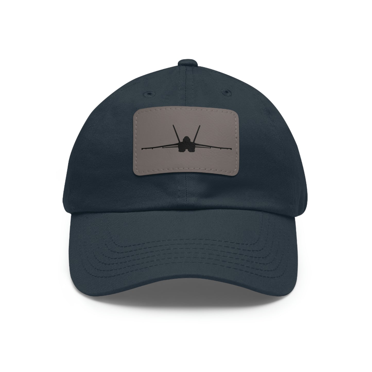 F/A-18E/F Silhouette Leather Patch Hat, Multiple Colors