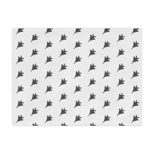 F-15E Minky Blanket, White