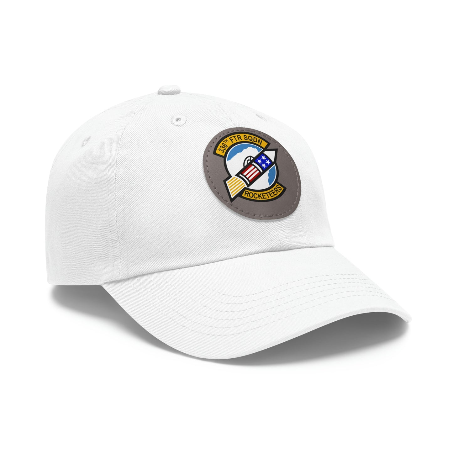 336FS Rocketeers Leather Patch Hat, Multiple Colors