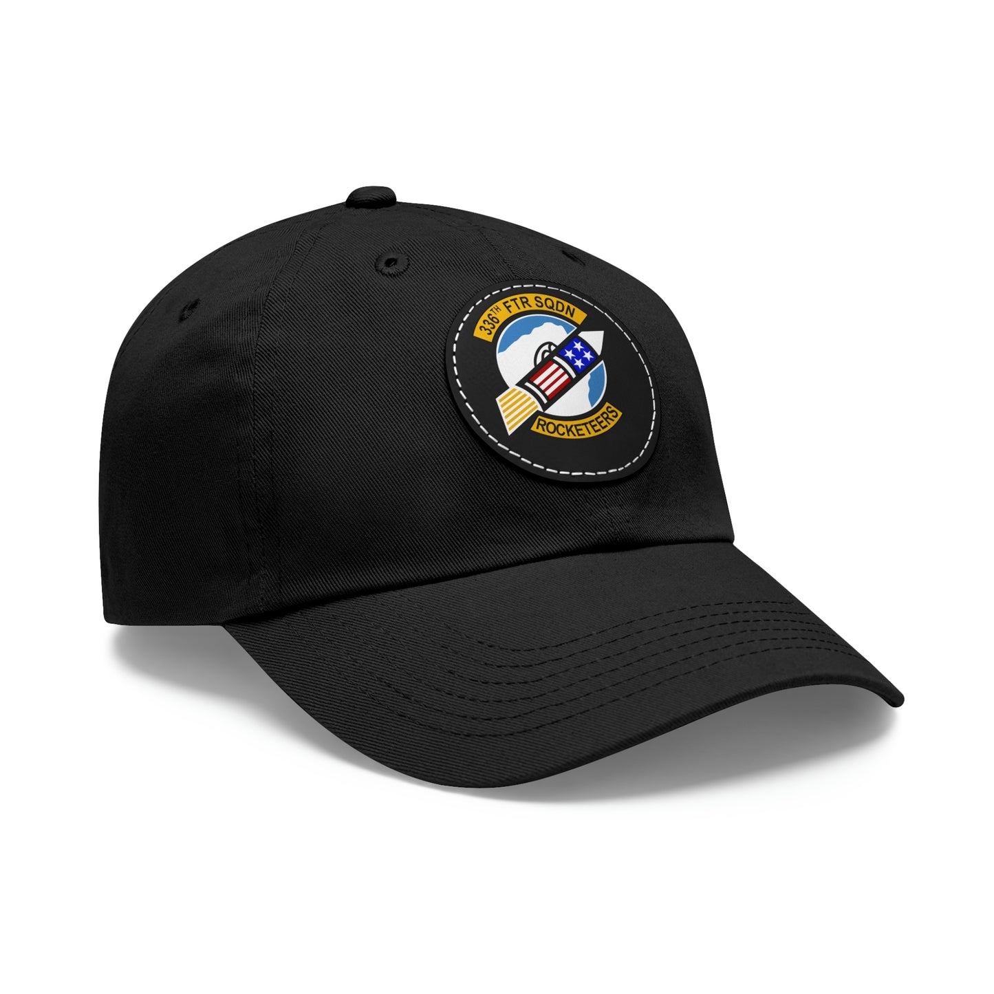 336FS Rocketeers Leather Patch Hat, Multiple Colors