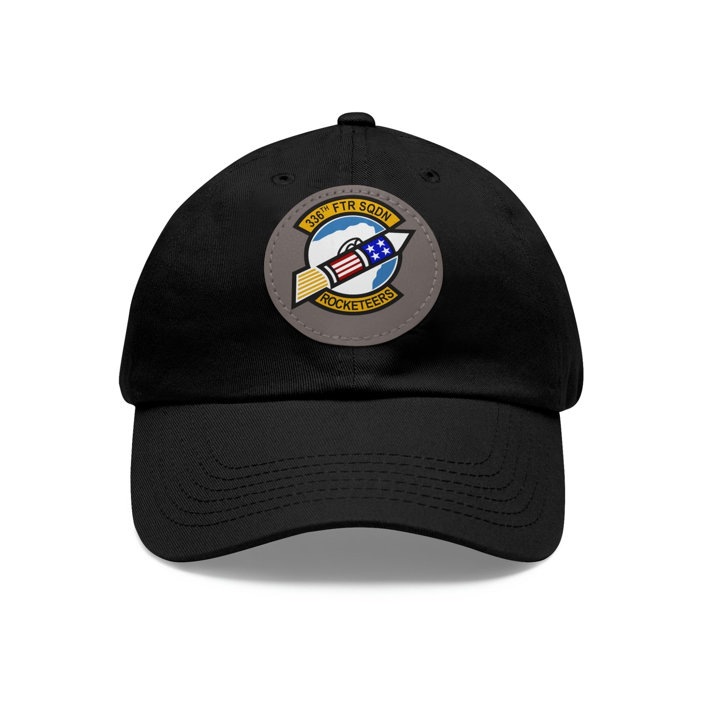 336FS Rocketeers Leather Patch Hat, Multiple Colors