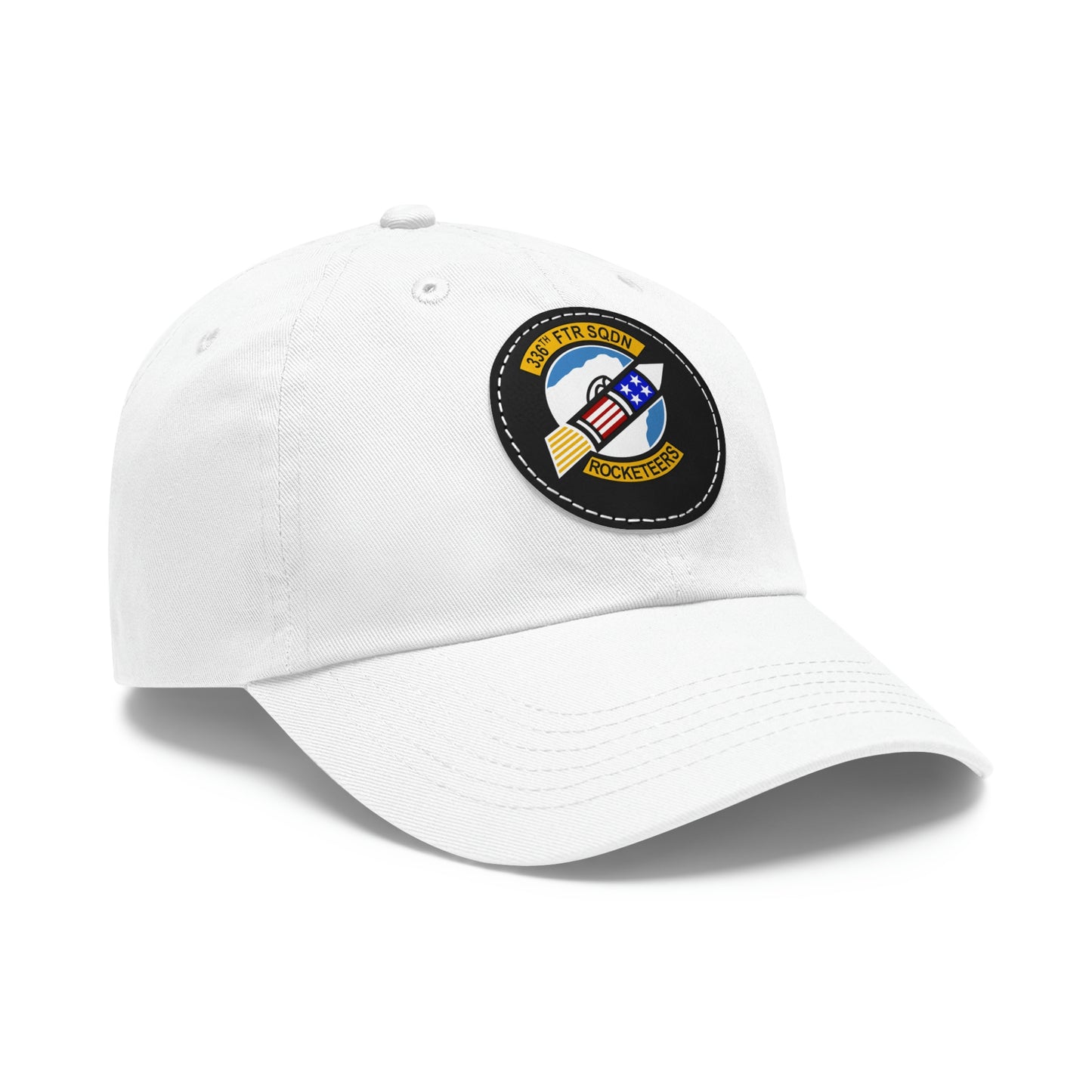 336FS Rocketeers Leather Patch Hat, Multiple Colors